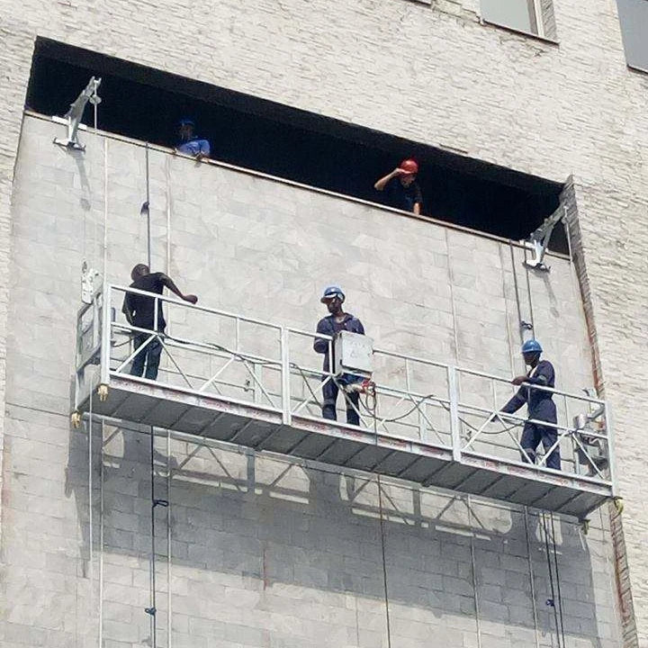 High Rise 100m Suspended Construction Cradle Platform ZLP630 ZLP800 ZLP1000 Scaffolding for Building Construction