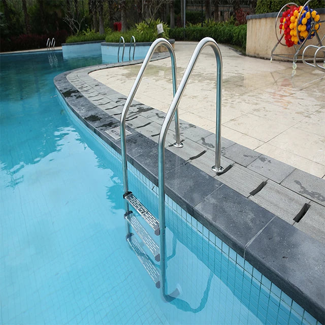 Factory Wholesale Swimming Pool Ladder 2/3/4/5 Step Handrail Stainless Steel Swimming Pool Escalator