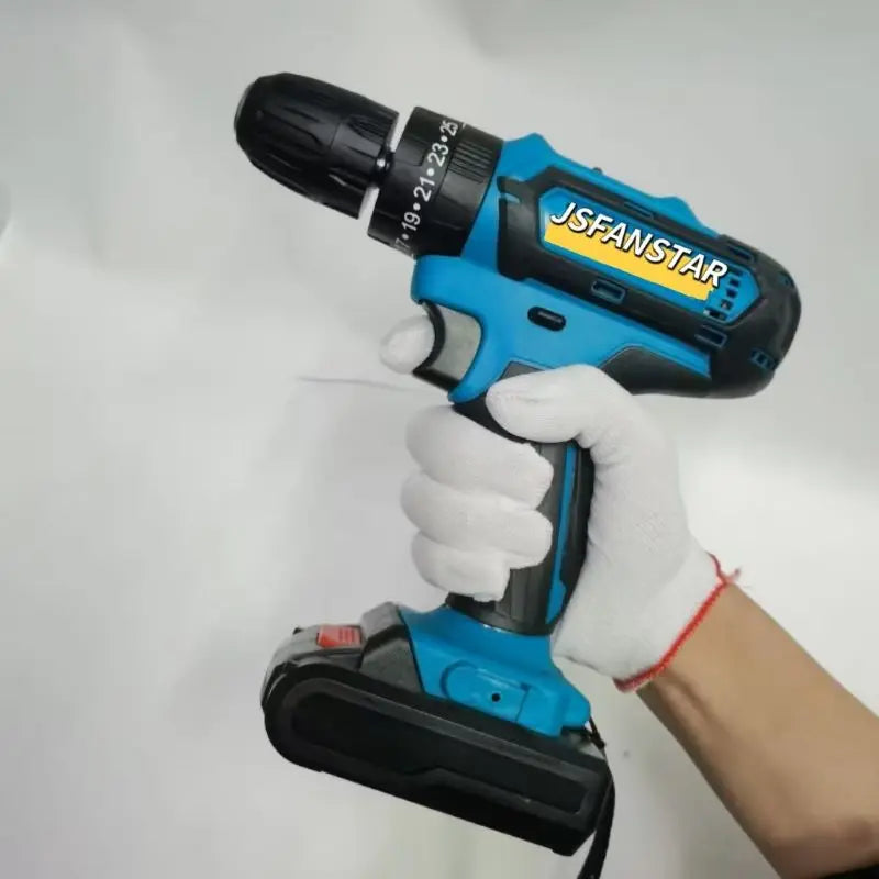 Brush Motor Cheap Cordless Drill Motor Kit Power Tool Set Rechargeable Battery