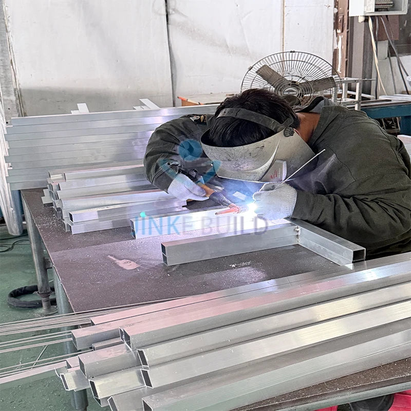 Factory Directly Shipped Aluminum Alloy Mobile Scaffolding System 10.2m Height with Aluminum Wood Composite Board