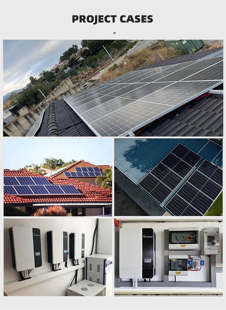 HT 3kw 5kw 6kw 8kw 10kw 20kw 30kw 50kw Hybrid Off Grid Solar Power Energy Panel System Complete Solar Kit for Home