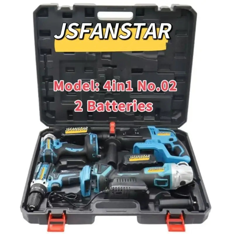 Cheap Rechargeable High Quality Cordless Drill Machine Combo Set with Tool Kits