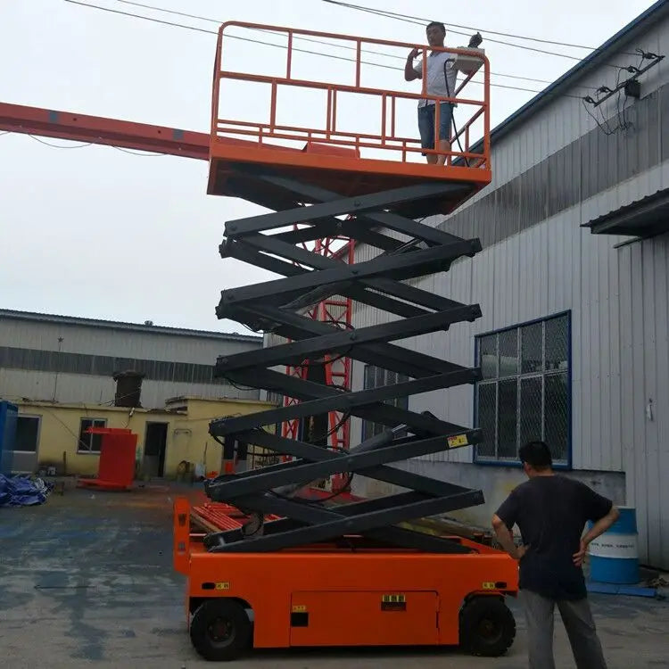 QX Customized High Quality Aluminum Alloy Hydraulic Lifting Aerial Working Platform Table Optimal Size for Aloft Work