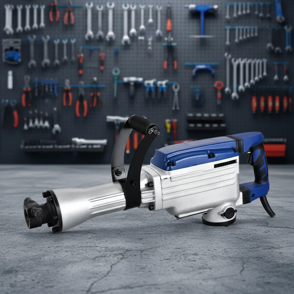 High Quality Factory 220-240V 1500W Brushless Motor Heavy Duty Electric Pick Demolition Hammer Crusher Jack Hammer 95.9ft-lb Max