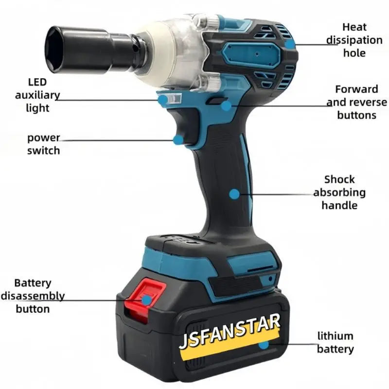 Rotary Hammer Drill Cordless Impact Tools Sets with Drill and Impact Driver