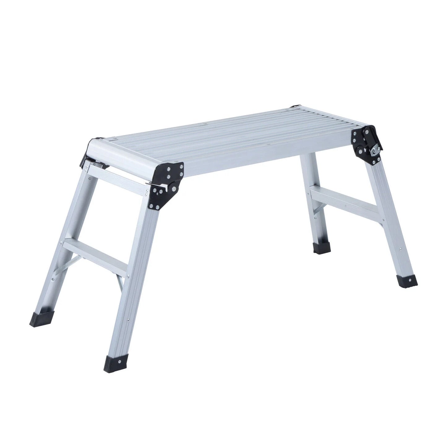New Product Home Use Folding Aluminum Ladder With EN131 Work Platform Ladder Stool Portable Lightweight