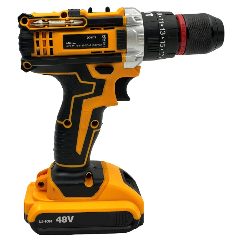 High Quality 21V Cordless Drill Impact Electric Combo Kit Durable Portable Screw Driver Power Tools Battery OEM Customizable
