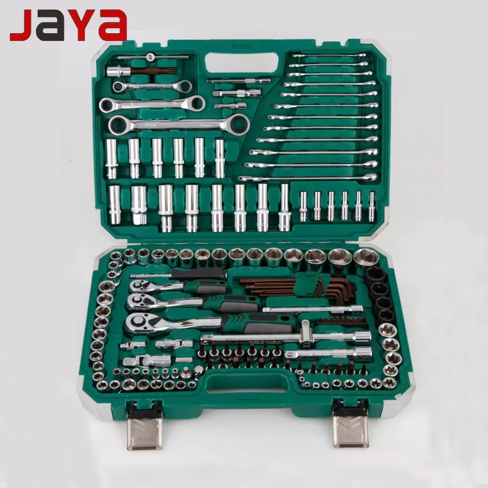 151 Piece Set of Tool Auto Repair Combination Set, Carbon Steel Chrome Plated with Hot Process Hardware Combination Tool