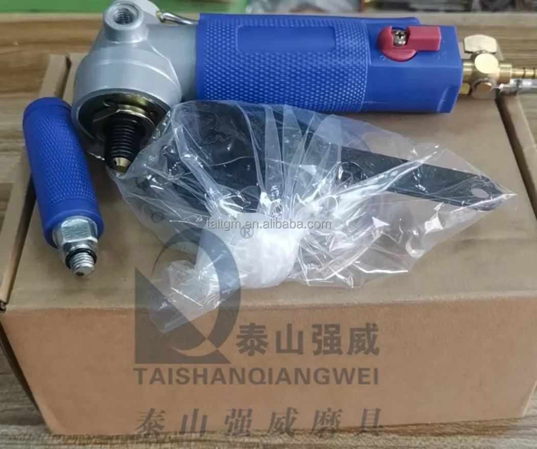 Side Exhaust air Polisher Different Speed Pneumatic Tool air Angle Grinder for Wet Flexible Polishing Pad Grinding Tools