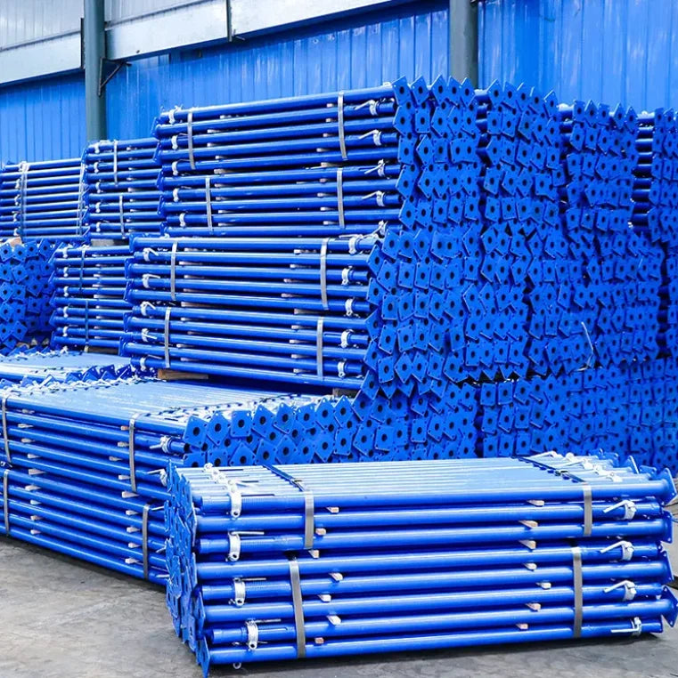 Adjustable Traditional Galvanized Steel 1.6m-6m Scaffolding Props Telescopic Shoring Jack Post High Strength Outdoor Workshop