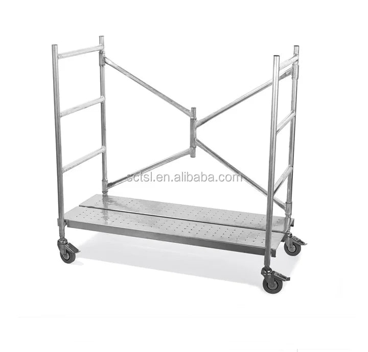 Metaltech Modern Design Style Mini Scaffold Folding Aluminum Ladder in Scaffolding