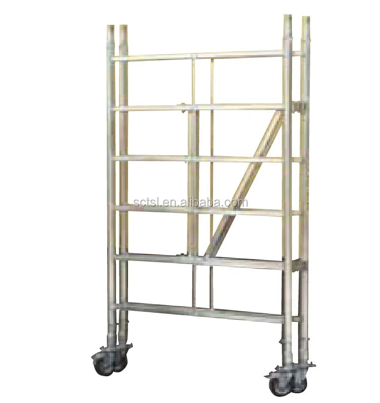 Metaltech Modern Design Style Mini Scaffold Folding Aluminum Ladder in Scaffolding