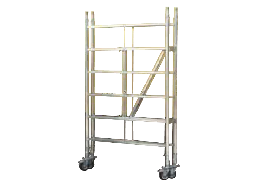 Metaltech Modern Design Style Mini Scaffold Folding Aluminum Ladder in Scaffolding