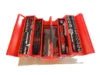 18'' Portable Double Handle Tool Box 5 Trays 90 Pcs CR-V Tool Sets SPCC Material for Repair Workshop Juego De Herramientas