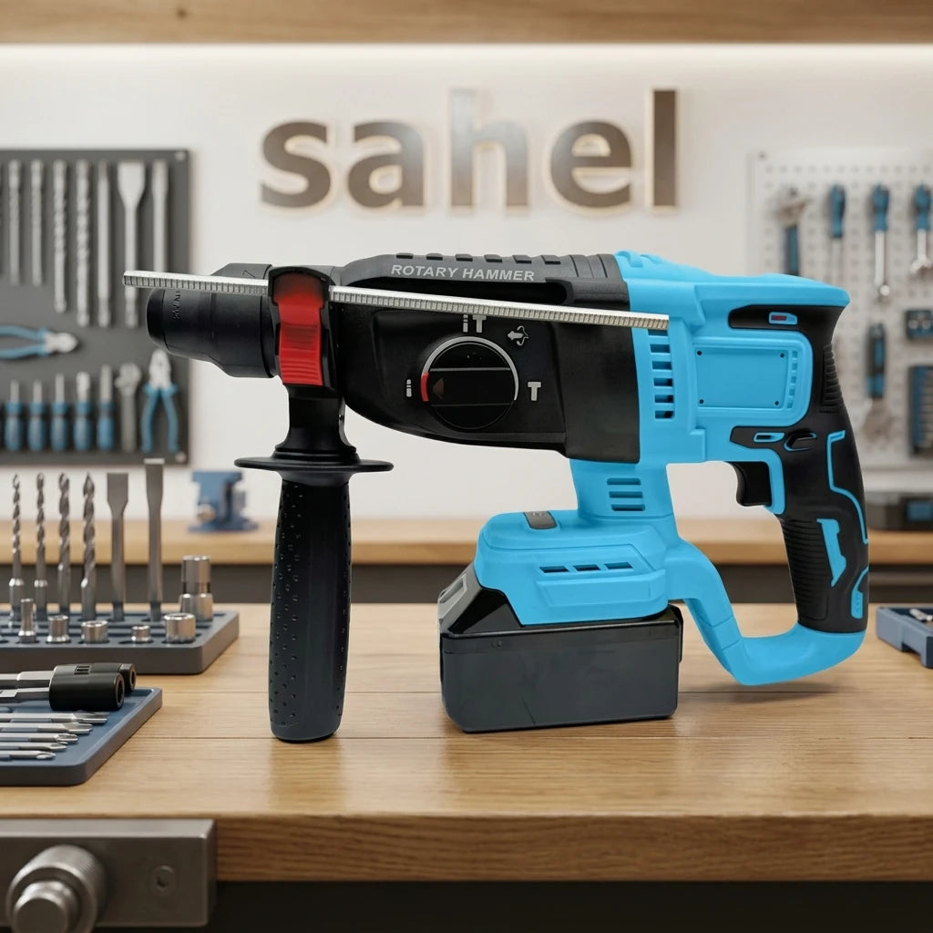 Sahel 18V Brushless Motor Rotary Hammer 7.1J Portable Cordless Electric Hammer for Professional Construction and Demolition