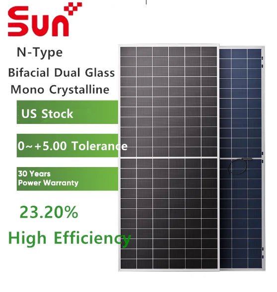 SUNPLUS 12KW Hybrid Solar System with Monocrystalline Silicon Panels MPPT Controller Lithium Ion Battery for Home Energy Storage