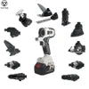 YUTUO Professional Li-ion Battery Multi Head 12 Pcs in 1 Combo Kit Cordless Brushless Impact Drill Power Tool Set for Household