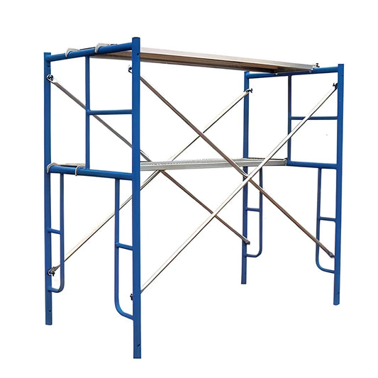 Galvanized Ladder Type Steel H Frame Scaffold, Heavy Duty Anti-Corrosion Frame for Construction and Repair