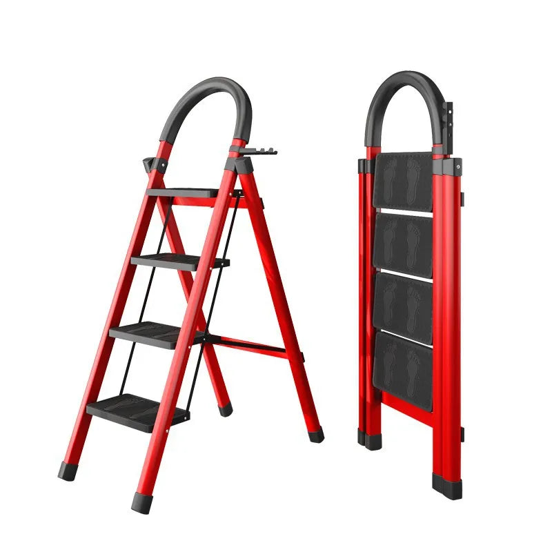 Professional Construction Aluminum Ladder & Scaffolding Parts Heavy Duty Multi-functional Work Platform Folding Ladder