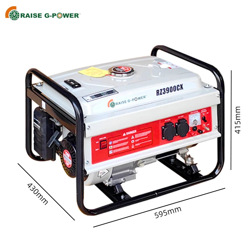 Portable Generator 3KW Generator Gasoline 230V Gasoline Generator Set Generator