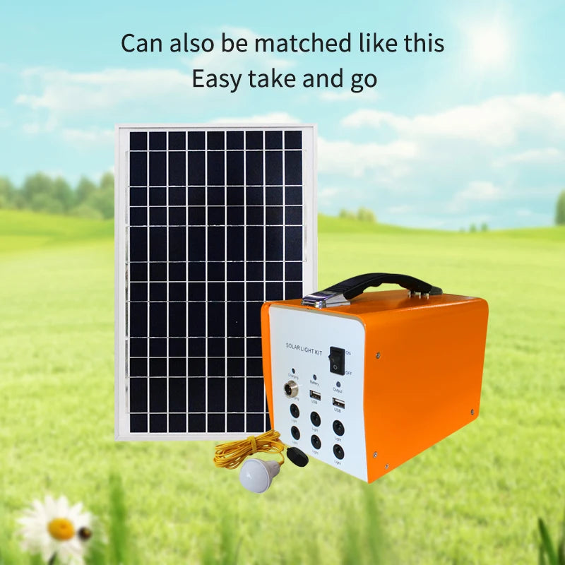 Whole House 220V 300W Portable Solar Power Generator Running Solar Power System for Home Solar Systems