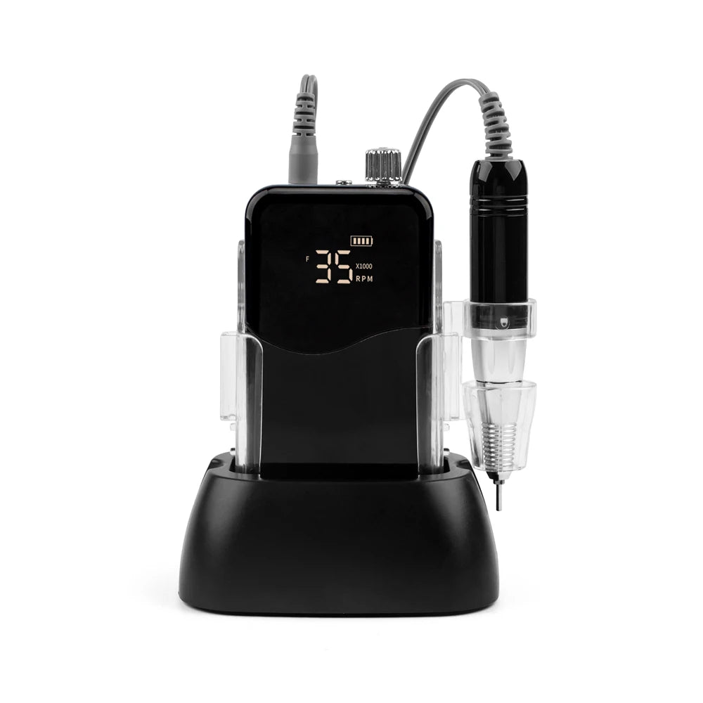 Rose Gold EU Hot Selling High Speed Nail Drill Machine Cordless Wireless Portable Master Electric E File With Drill Bits