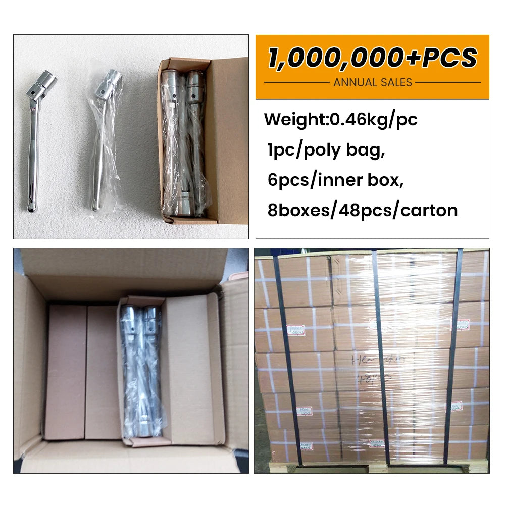 Chrome Plated 7/16 Flexible Head Spanner Poker Scaffolding Spanner Normal High Quality Scaffold Spanners Sale