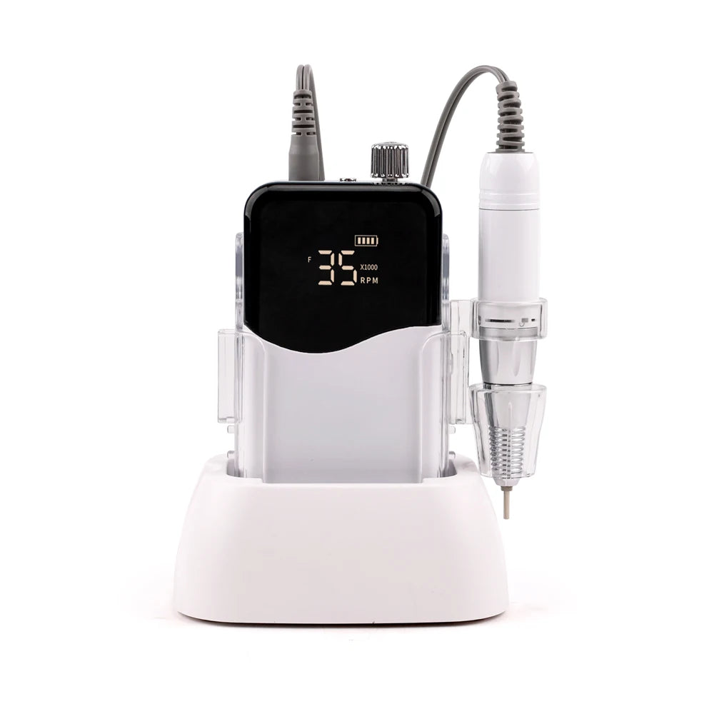 Rose Gold EU Hot Selling High Speed Nail Drill Machine Cordless Wireless Portable Master Electric E File With Drill Bits