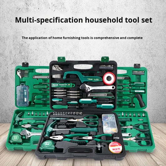 PEIFENG 12 16-123 Piece Household Universal Manual Carbon Steel Kit Handles Customizable Hand Hardware Set Hard Case OEM