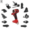 YUTUO Professional Li-ion Battery Multi Head 12 Pcs in 1 Combo Kit Cordless Brushless Impact Drill Power Tool Set for Household