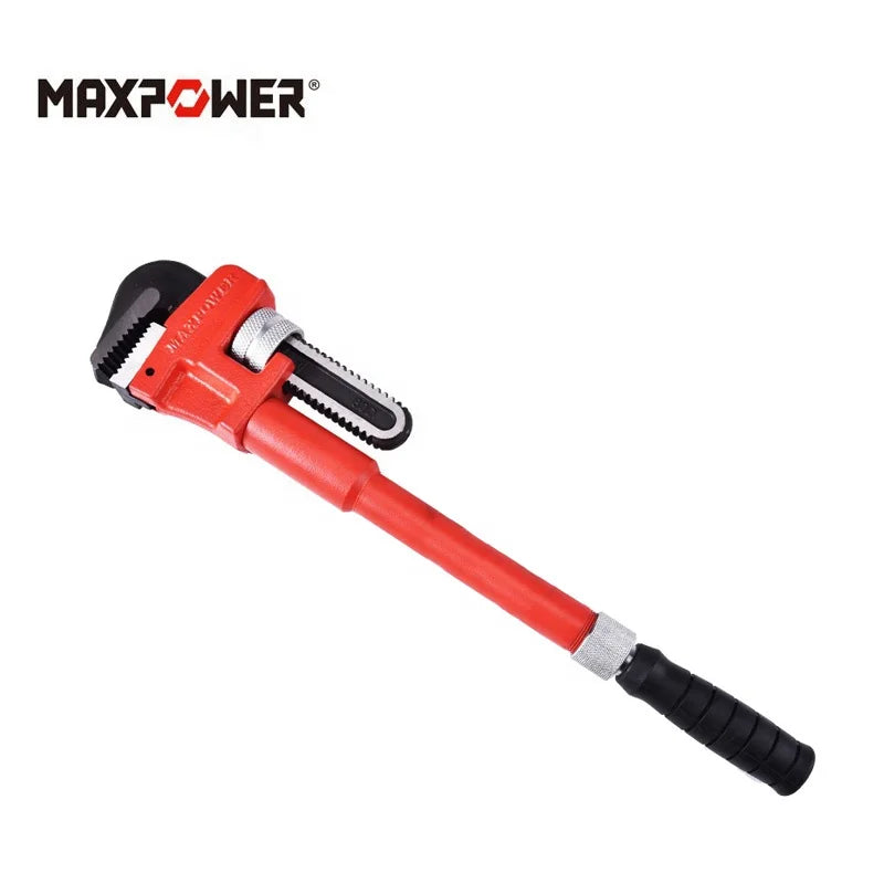Maxpower Brand Wholesale Reinforcing Pipe Wrench Wear-resistant Pipe Wrench Tools