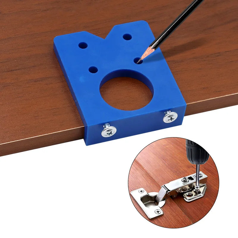 35mm Drill Bits woodworking Door Hole Opener Cabinet Accessories Tool Hinge Hole Drilling Guide Locator Hinge Drilling Jig