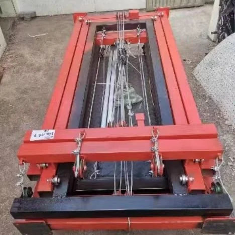 W High Stability 500kg Hydraulic Electric Scaffold Lift Electric Scaffolding Lift Platform for Retail Hotels Manufacturing Plant