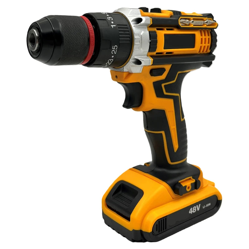 High Quality 21V Cordless Drill Impact Electric Combo Kit Durable Portable Screw Driver Power Tools Battery OEM Customizable