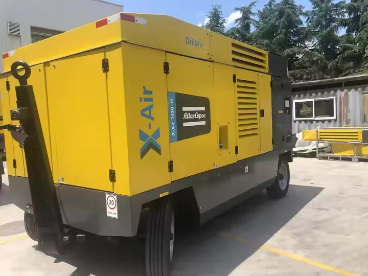 Energy-saving Top Quality Xas97 Xa1430 Type 15 bar 35 bar At-las Copco diesel Screw air Compressors