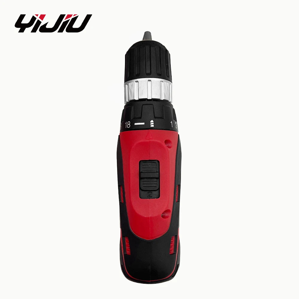Yijiu Portable Cordless Drill 12V 1500mAh Keyless Chuck OEM High Speed with Li-ion Battery