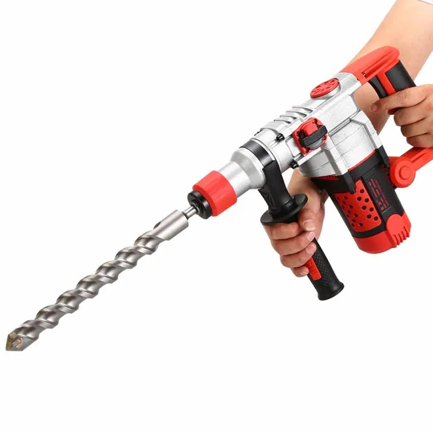 220V Double Electric Hammer Drill Multi-functional Percussion Drill for Concrete Industrial Professional Tools