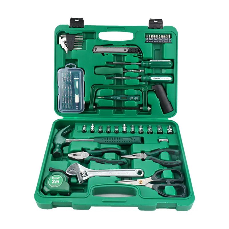 PEIFENG 12 16-123 Piece Household Universal Manual Carbon Steel Kit Handles Customizable Hand Hardware Set Hard Case OEM
