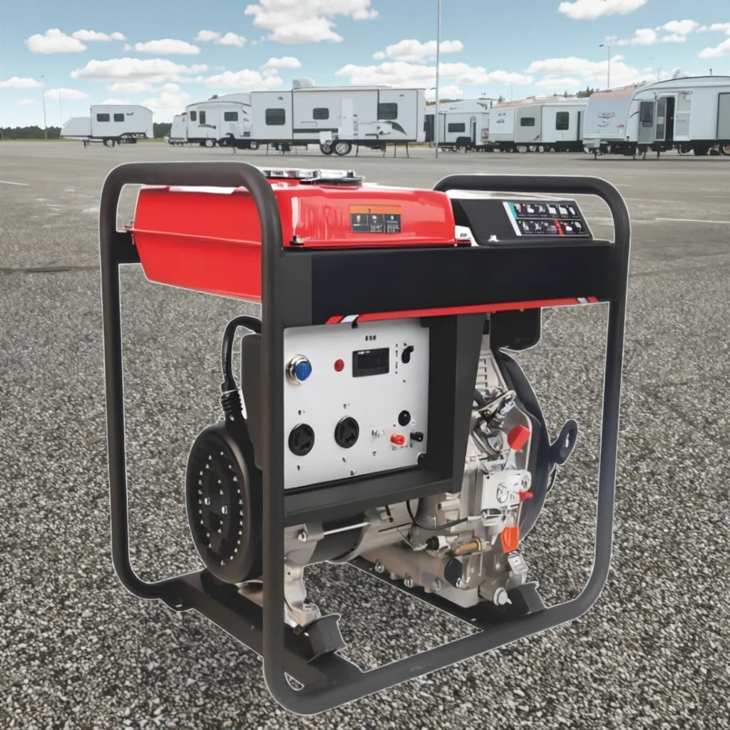 3kw AVR Air-Cooled Gasoline Engine Portable Generator with DC Output Recoil Start Camping Use