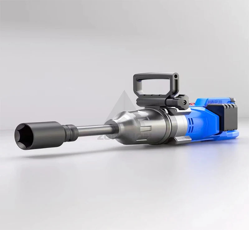 40V Cordless Industrial Power Wrench Heavy Duty 3500 N.m Big Torque Brushless Impact Wrench 1 Inch for Car Repair & Tire Removal