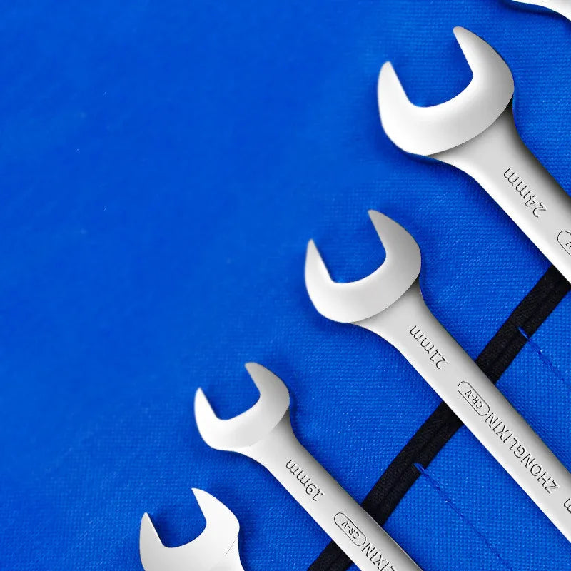 Security Double Open End Wrench Set Single Colored Dipping Spanner With Plastic