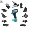 YUTUO Professional Li-ion Battery Multi Head 12 Pcs in 1 Combo Kit Cordless Brushless Impact Drill Power Tool Set for Household