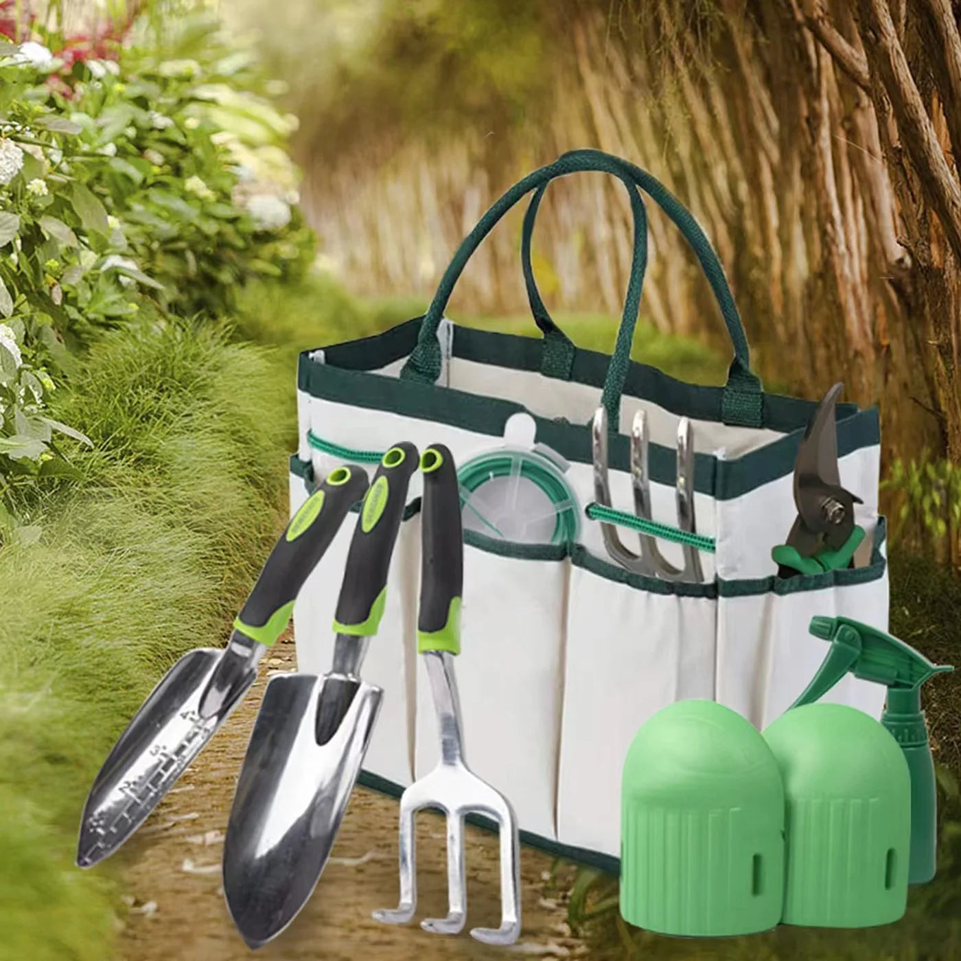 11 Pcs Steel Heavy Duty Garden Tools Succulent Bonsai Trowel Garden Hand Tool Set With Bag