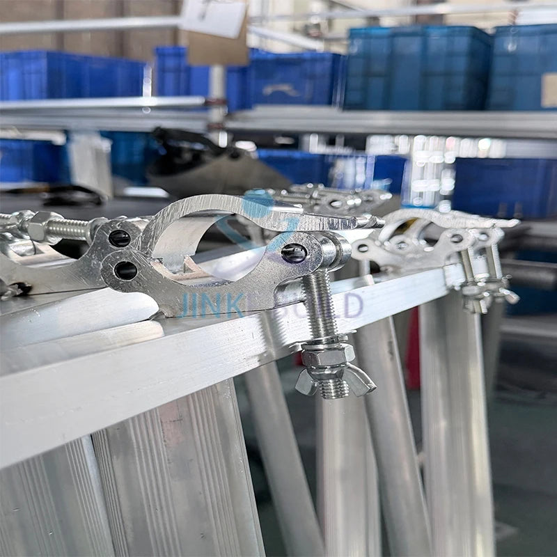 Factory Directly Shipped Aluminum Alloy Mobile Scaffolding System 10.2m Height with Aluminum Wood Composite Board