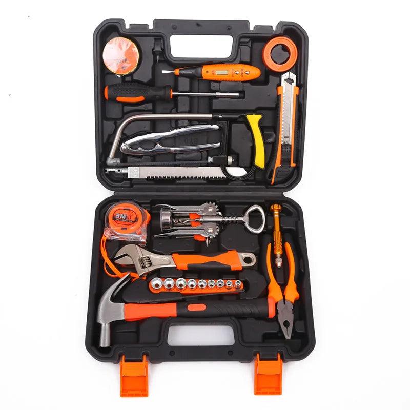 Pexmartool 58pcs Household Tool Kit General Home Repair Tool Set Home Repair Basic Hand Tool Sets for Home Maintenance