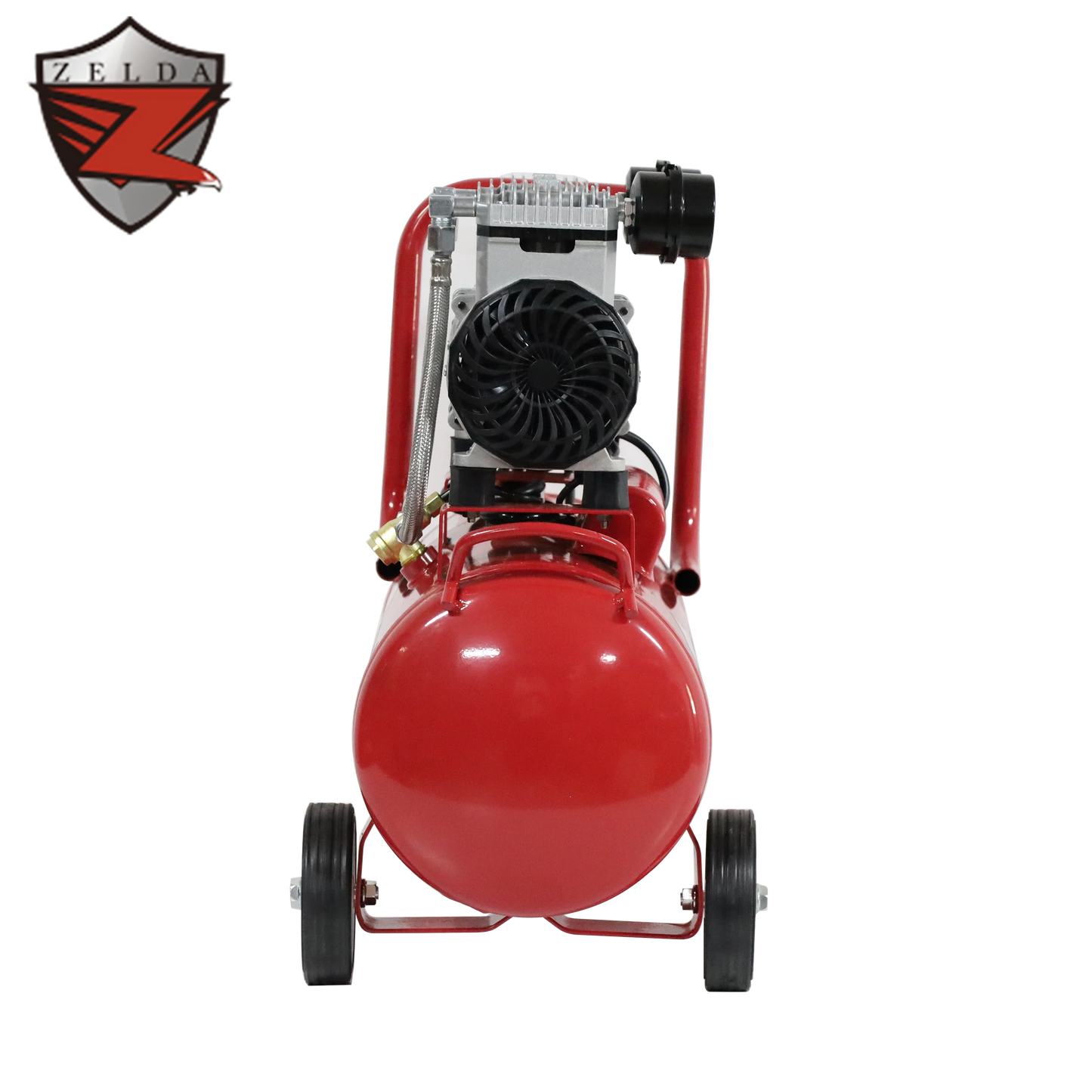 Zelda ZD12001-24L Piston Portable Oil-Free Silent 220V 8-Bar Air Compressor OEM Customized
