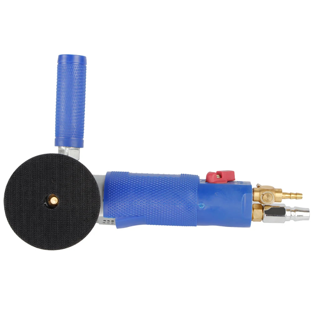 M14 5/8-11 Pneumatic Air Wet Polisher with Rear Exhaust for Granite Stone Concrete Angle Grinder