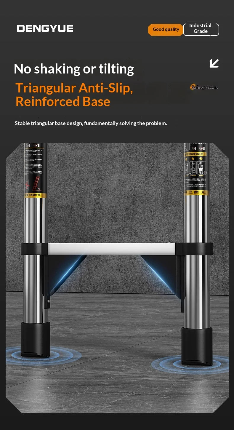 Build Telescopic Stairs. Modern Telescopic Stairs Are Portable and Compact, Making Them Convenient to Use.