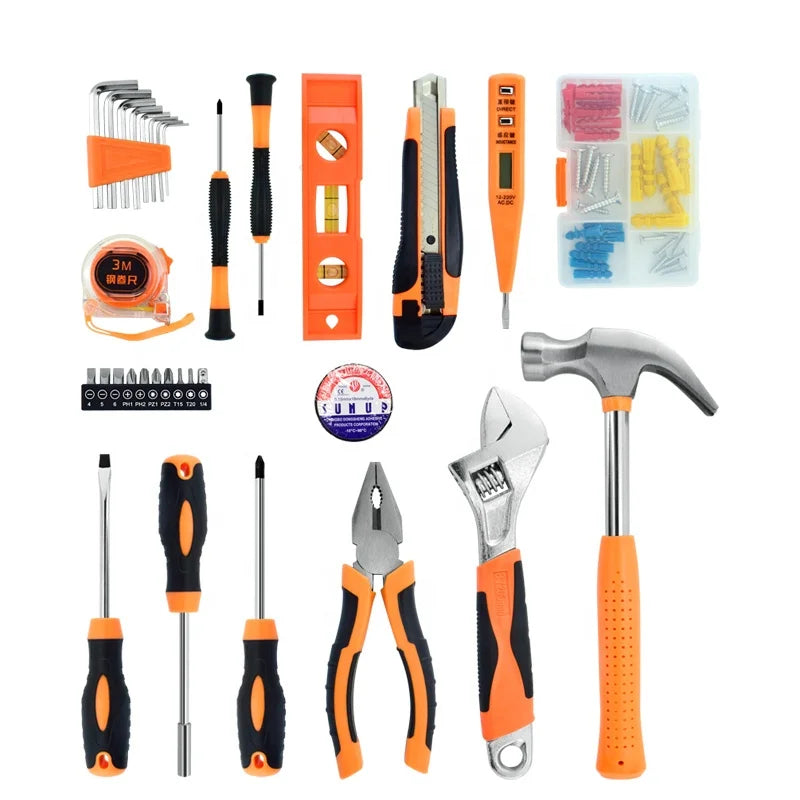 Factory sell 32pcs Hand Tools Set for Household Hardware Repair Box Set Tools Combination Suit Maintenance Tool Kit