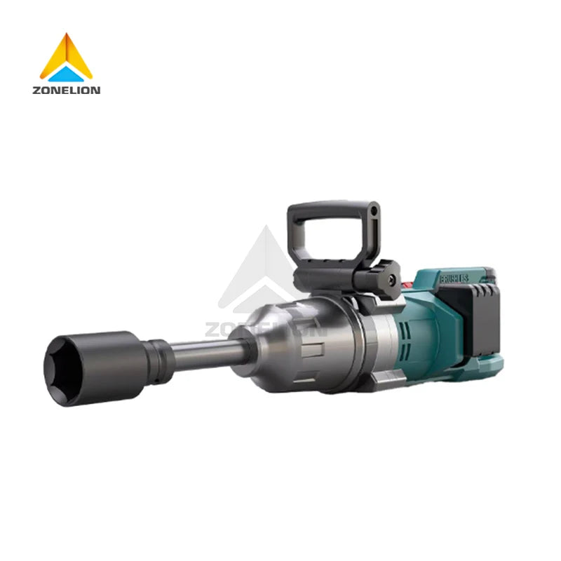 40V Cordless Industrial Power Wrench Heavy Duty 3500 N.m Big Torque Brushless Impact Wrench 1 Inch for Car Repair & Tire Removal